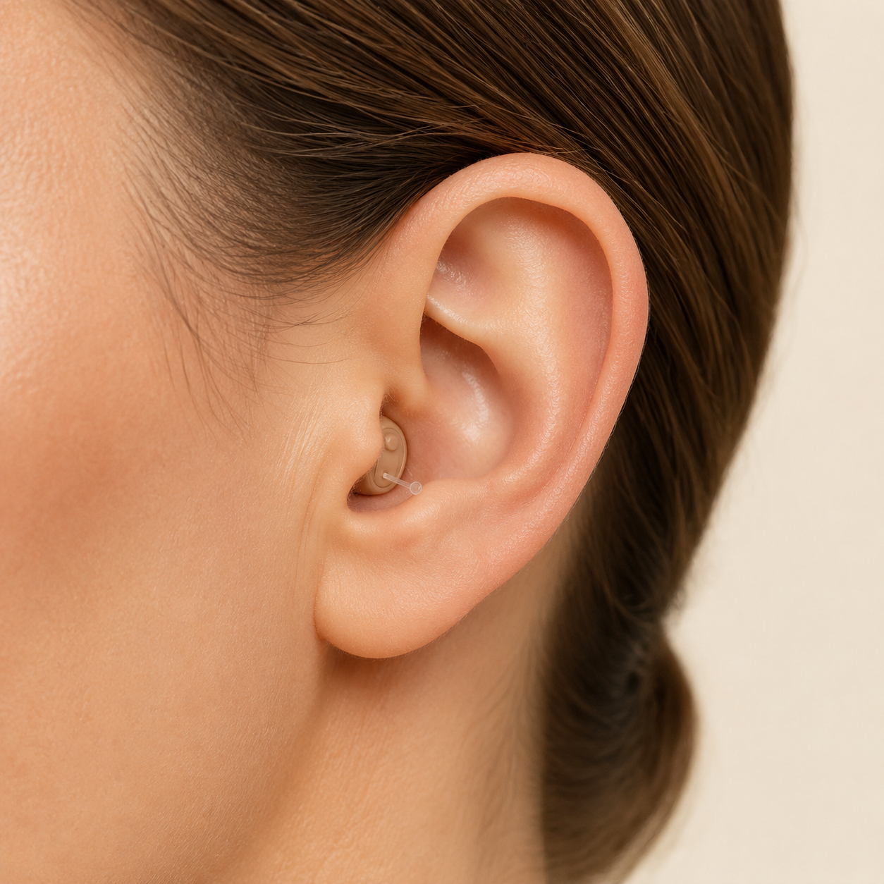 Completely-in-canal hearing aid